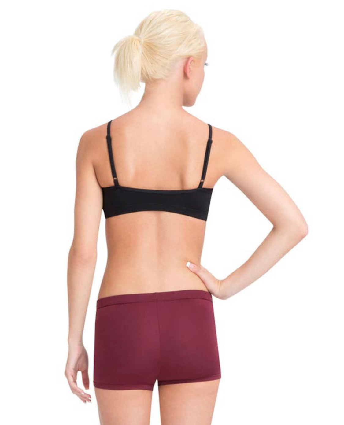 Soutien-gorge De Danse Crop Top Capezio - Taille Grand (L), Bleu Sarcelle, Neuf Sans étiquettes, Pour Le Fitness