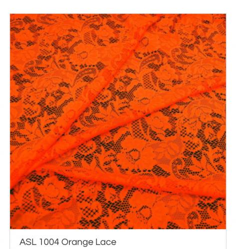 Orange lace